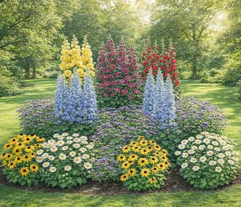 Bio Stauden-Set Bunter Landhausgarten, 12-teilig
