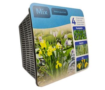 Teichpflanzen Komplett-Set Vielfalt, 6-teilig, Gelb / Blau Grün