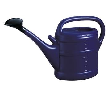 Geli Kunststoff-Gießkanne mit Gießbrause, 10 Liter, Dunkelblau - Kunststoff