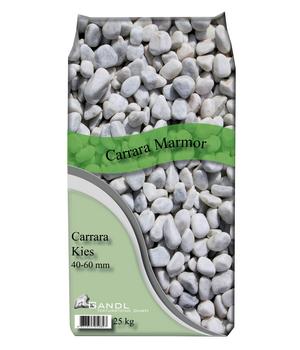 Gandl Carrara Zierkies, 40 - 60 mm, weiss, 25 kg, Weiß Marmor