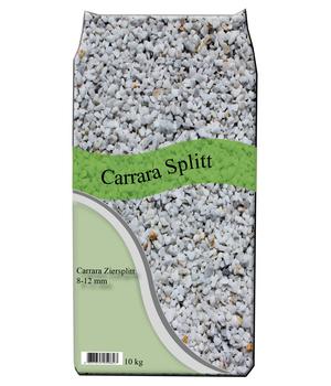Gandl Carrara Ziersplitt 8 - 12 mm, weiss, 10 kg, Weiß Marmor