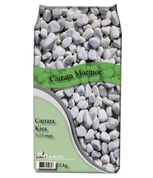 Gandl Carrara Zierkies 7 - 15 mm, weiss, 25 kg, Weiß Marmor