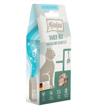 MjAMjAM® Katzensnack Snackbox vorzügliches Kalbsfilet, Adult, 35 g