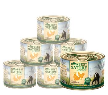 Dehner Best Nature Nassfutter für Katzen Adult, 6 x 200 g/400 g