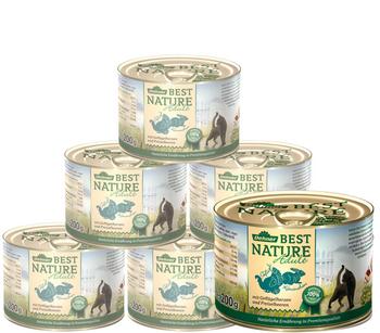 Dehner Best Nature Nassfutter für Katzen Adult, 6 x 200 g/400 g