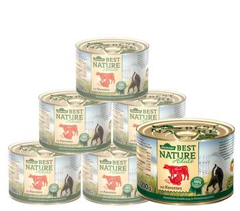 Dehner Best Nature Nassfutter für Katzen Adult, 6 x 200 g/400 g