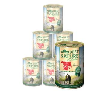 Dehner Best Nature Nassfutter für Katzen Adult, 6 x 200 g/400 g