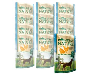 Dehner Best Nature Nassfutter für Hunde Adult, 12 x 150 g
