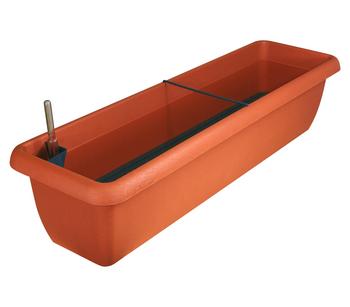 Geli Kunststoff-Blumenkasten Aqua Andalucia, Orange - Kunststoff
