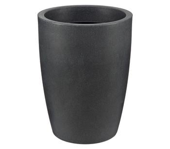 Scheurich Kunststoff-Pflanztopf Verona, rund, schwarz-granit