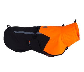 Non-stop dogwear Regenmantel Fjord raincoat 2.0, schwarz/orange