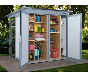 Weka Garten [Q] Multi, ca. B224/H217/T224 cm, Grau - Fichtenholz